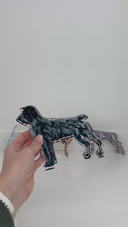 "Wirehaired Pointing Griffon" acrylic