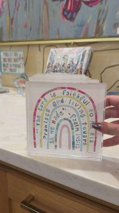 Promise Keeper Bible Verse Acrylic Tabletop Art