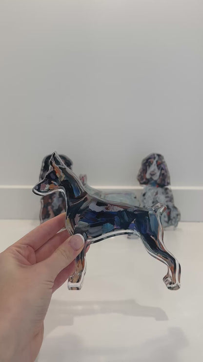 "Doberman" acrylic
