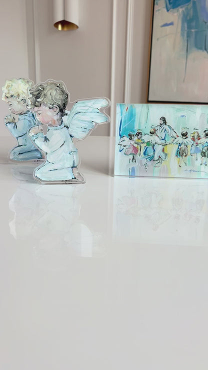 "Tiny Wings II" acrylic