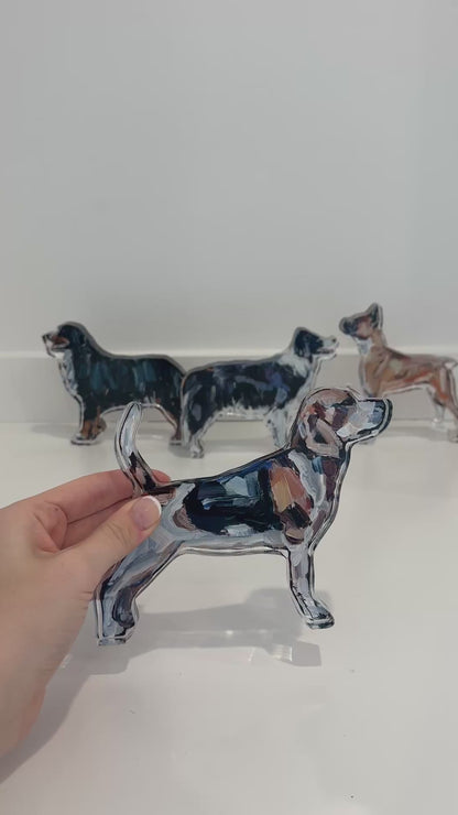 "Beagle" acrylic