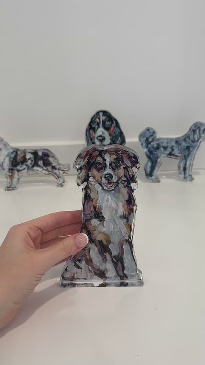 "Australian Shepherd Red" acrylic
