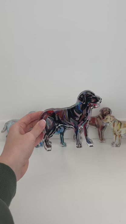 "Lab Chocolate" acrylic