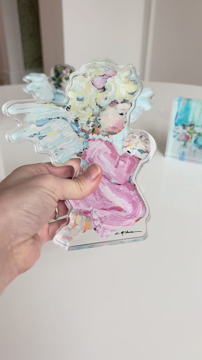 "Tiny Wings I" acrylic