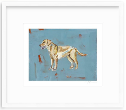 Yellow Lab Fine Art Print