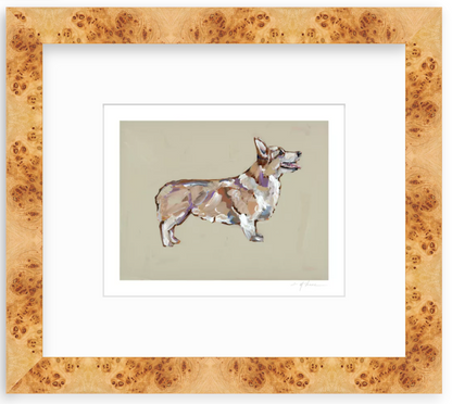 Blonde Corgi Fine Art Print