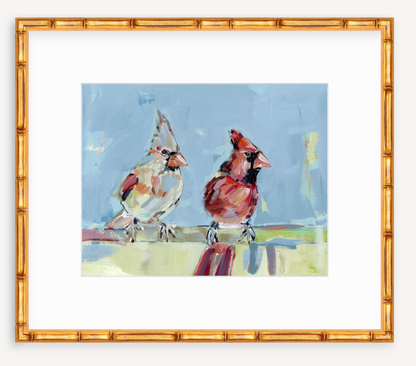 Always Together Cardinals Fine Art Print