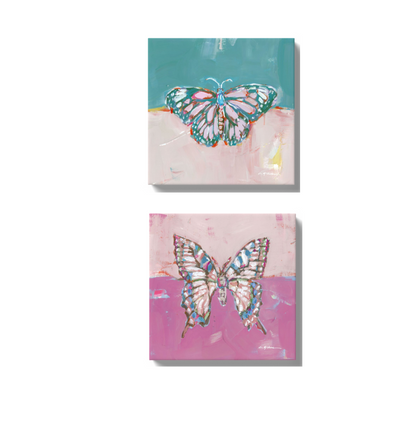 "Butterfly Kisses III" canvas WHOLESALE