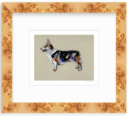 Tri Color Corgi Fine Art Print
