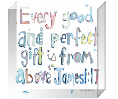 James 1:17 Bible Verse Acrylic Tabletop Art