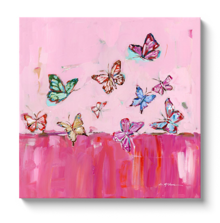 "Butterfly Wishes" canvas WHOLESALE