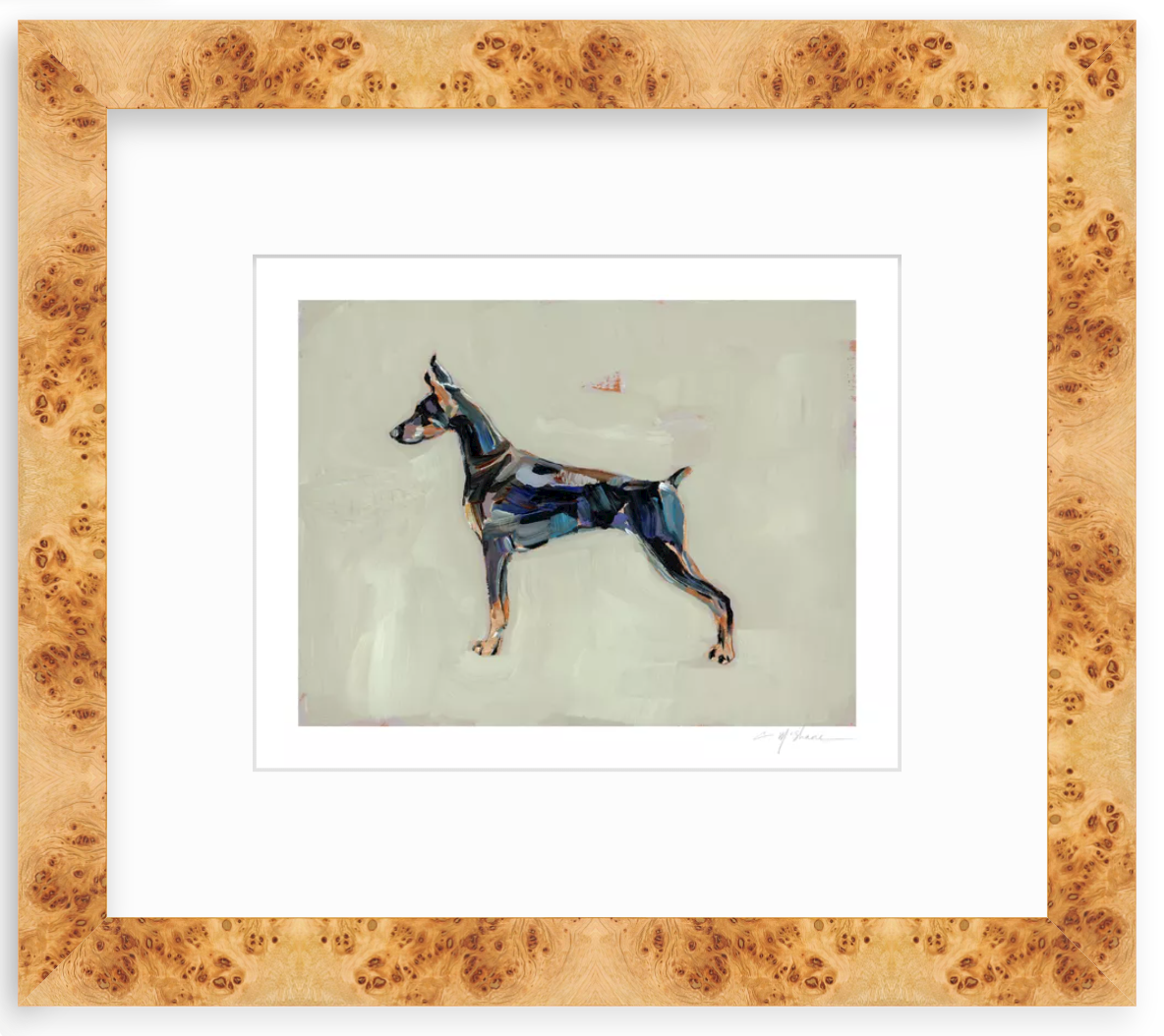 "Doberman" print