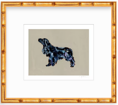 Black Cocker Spaniel Fine Art Print