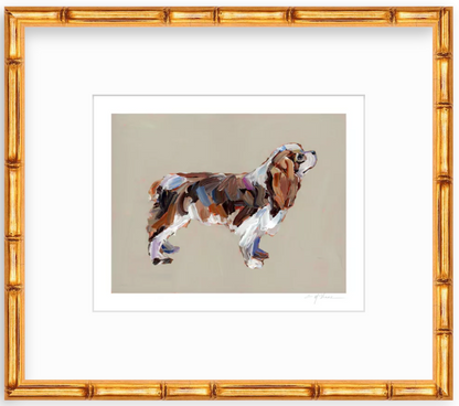 Cavalier King Charles (blenheim) Fine Art Print