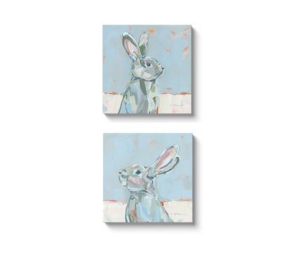 "Bunny Love I" canvas WHOLESALE