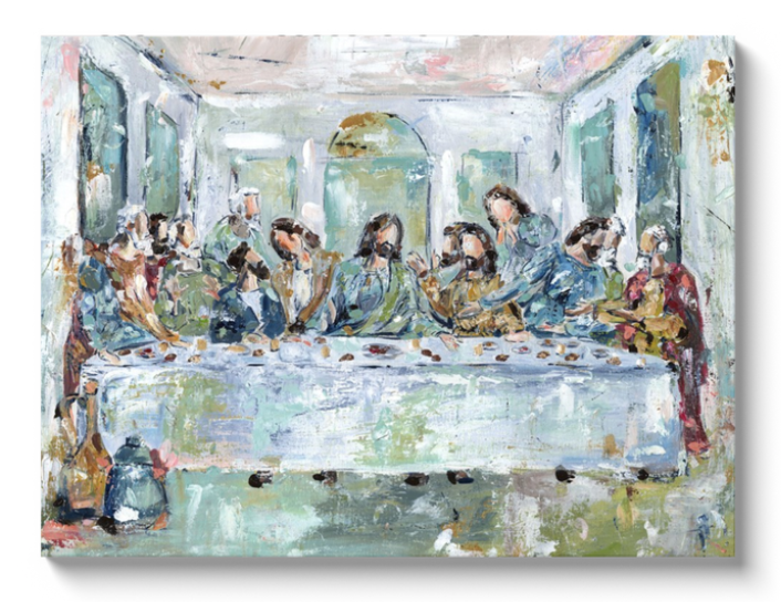 The Legacy Meal I on canvas