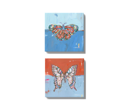 "Butterfly Kisses III" canvas WHOLESALE