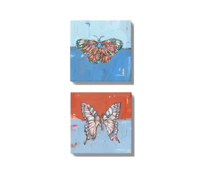 "Butterfly Kisses II" canvas WHOLESALE