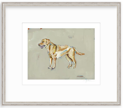 Yellow Lab Fine Art Print (tan)