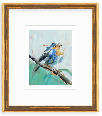Bluebird of Happiness Fine Art Print