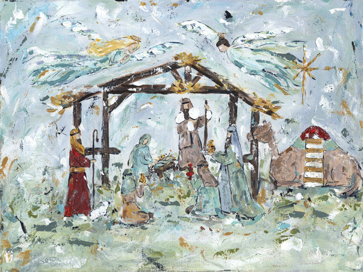 "The Nativity" canvas WHOLESALE