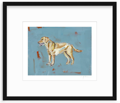 Yellow Lab Fine Art Print