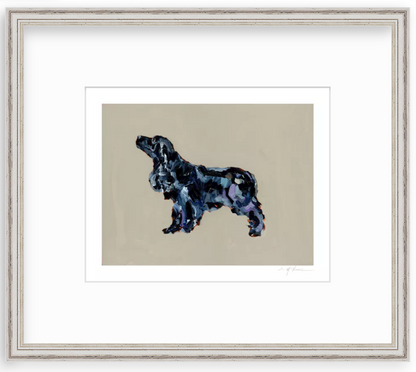 Black Cocker Spaniel Fine Art Print