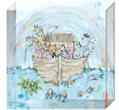 Noah's ark III Nursery Acrylic Tabletop Art