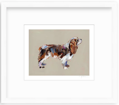 Cavalier King Charles (blenheim) Fine Art Print