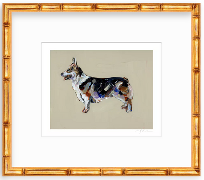 Tri Color Corgi Fine Art Print