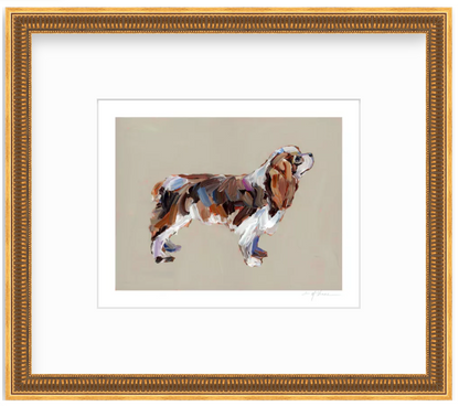 Cavalier King Charles (blenheim) Fine Art Print