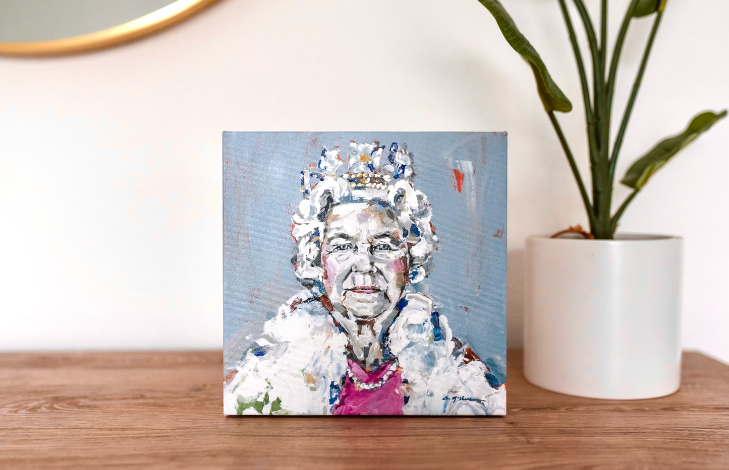 "Queen Elizabeth II" canvas WHOLESALE