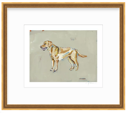 Yellow Lab Fine Art Print (tan)