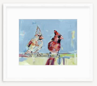 Always Together Cardinals Fine Art Print