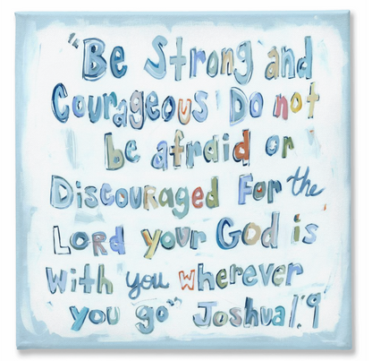 "Joshua 1:9" canvas WHOLESALE