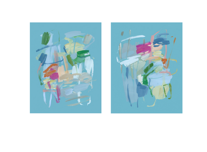 Flower Garden Abstract Fine Art Print